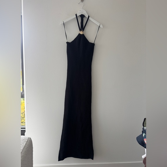 JLUXLABEL Overseas Halter Black Maxi Dress XS - Picture 6 of 11